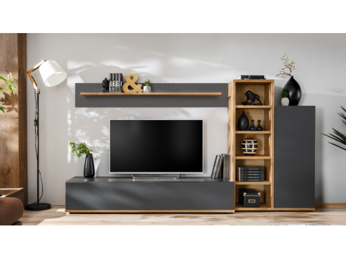 Секция Silk III (антрацит/дъб вотан)